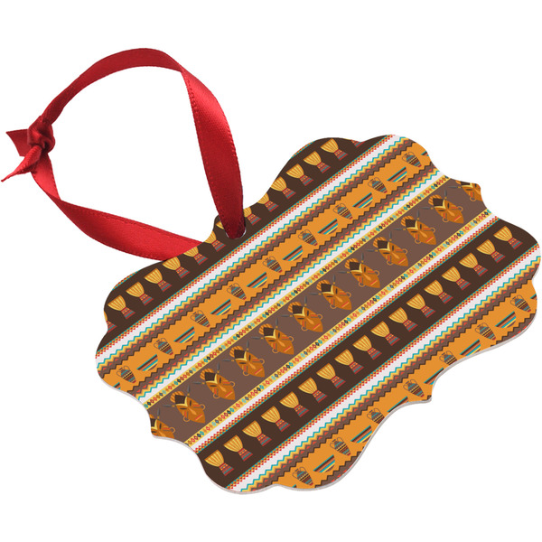 African Masks Christmas Ornament