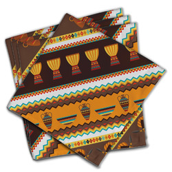African Masks Cloth Napkins (Set of 4)