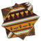 African Masks Cloth Napkins - Personalized Dinner (PARENT MAIN Set of 4)