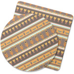 African Masks Rubber Backed Coaster