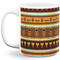 African Masks 11 Oz Coffee Mug - White