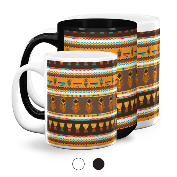 African Masks Coffee Mugs Main