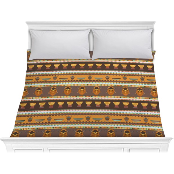 Custom African Masks Comforter - King