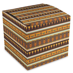African Masks Cube Favor Gift Boxes