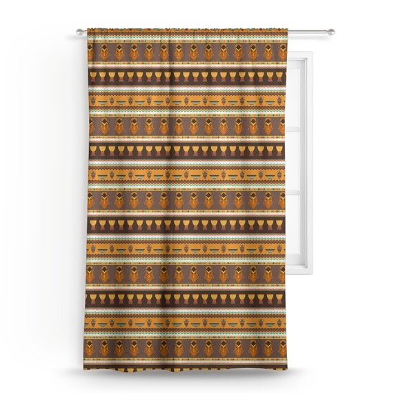 Custom African Masks Curtain - 50"x84" Panel