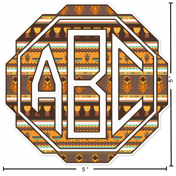 African Masks Custom Shape Iron On Patches - L - APPROVAL