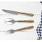 African Masks Cutlery Set - w/ PLATE