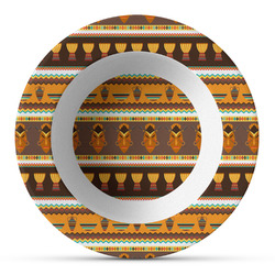 African Masks Plastic Bowl - Microwave Safe - Composite Polymer