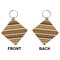 African Masks Diamond Keychain (Front + Back)