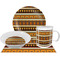 African Masks Dinner Set - 4 Pc (Personalized)