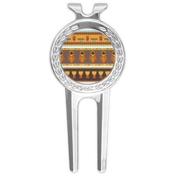African Masks Golf Divot Tool & Ball Marker