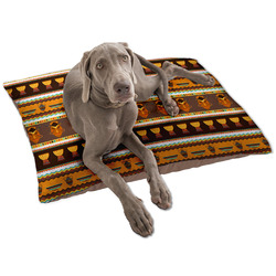 African Masks Dog Bed - Large