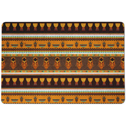 African Masks Dog Food Mat