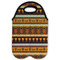 African Masks Double Wine Tote - Flat (new)