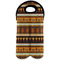 African Masks Double Wine Tote - Front (new)