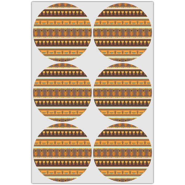 African Masks Drink Topper - Large - Set of 6