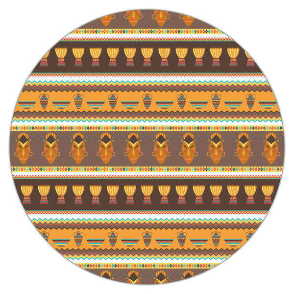 African Masks Drink Topper - Medium - Single