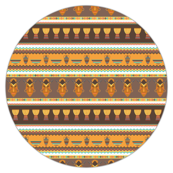 African Masks Drink Topper - Small - Single