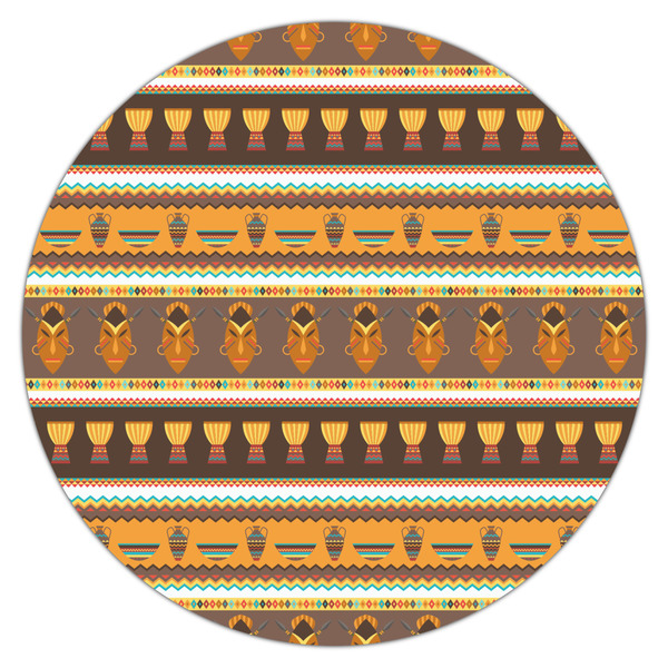 African Masks Drink Topper - XLarge - Single