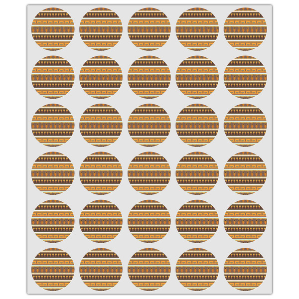 African Masks Drink Topper - XSmall - Set of 30