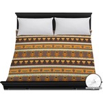 African Masks Duvet Cover - King