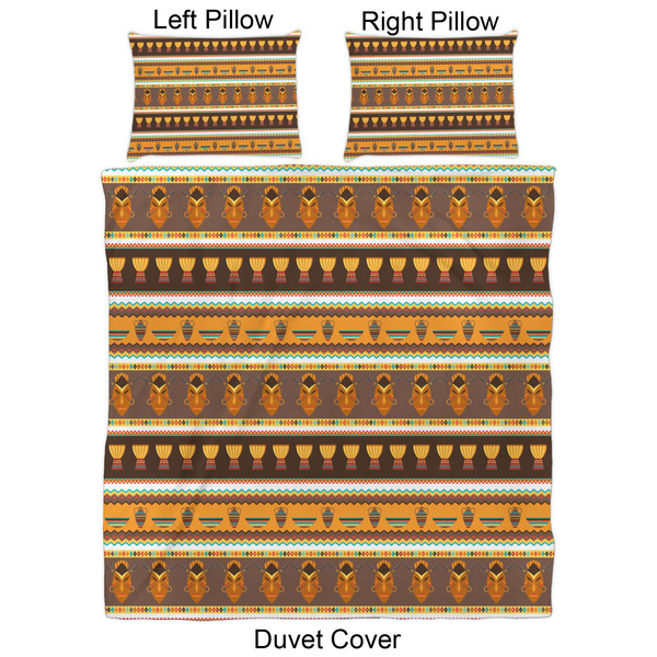 African Masks Duvet Cover Set - Queen - Approval