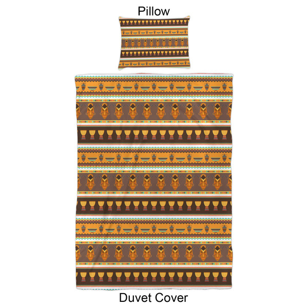 African Masks Duvet Cover Set - Twin XL - Approval