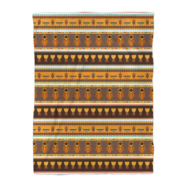 African Masks Duvet Cover - Twin XL - Front