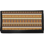 African Masks Canvas Checkbook Cover