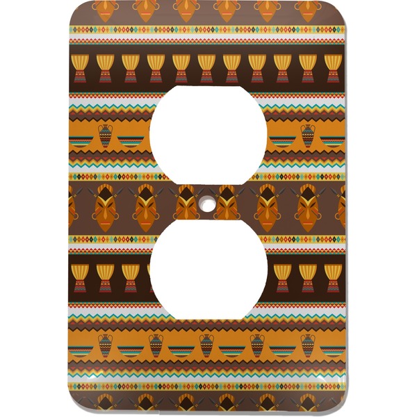 Custom African Masks Electric Outlet Plate