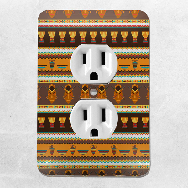 African Masks Electric Outlet Plate - LIFESTYLE