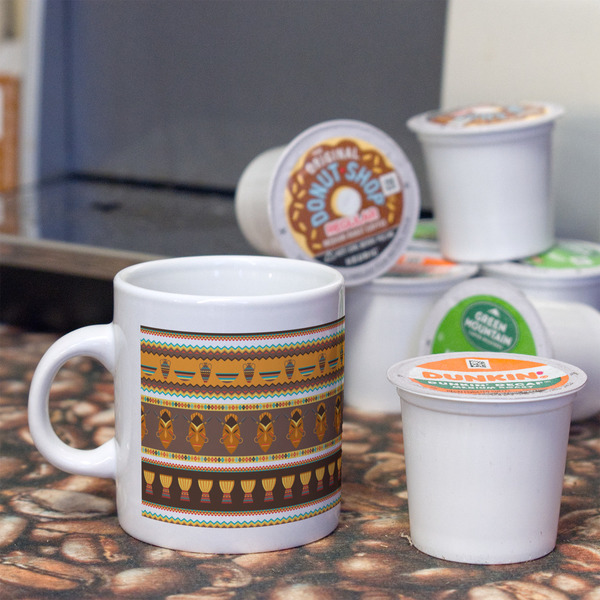 African Masks Espresso Cup - Single Lifestyle