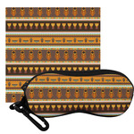 African Masks Eyeglass Case & Cloth