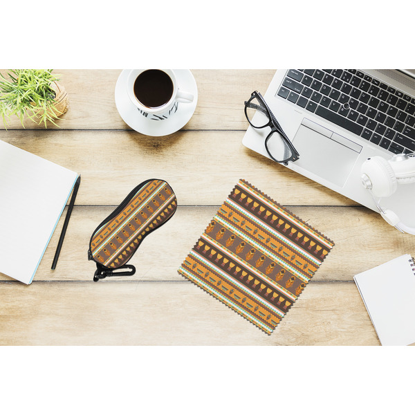 African Masks Eyeglass Case and Cloth Set - LIFESTYLE