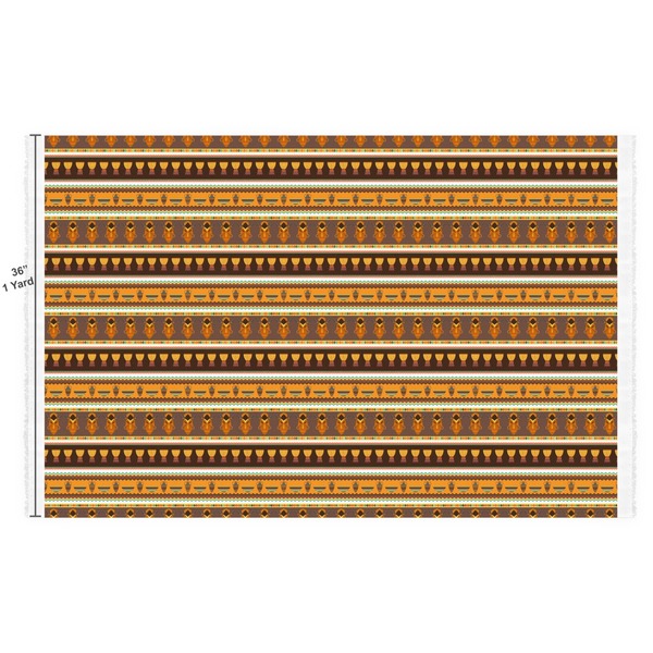 African Masks Fabric Full Yard