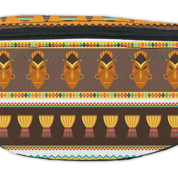 African Masks Fanny Pack - Closeup