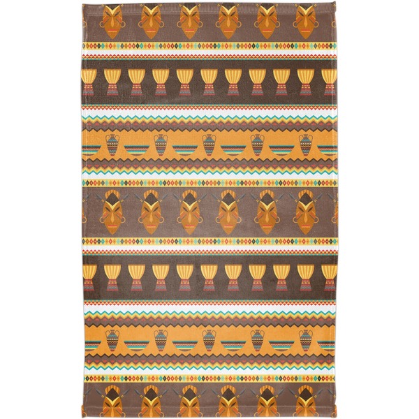 African Masks Finger Tip Towel - Full View