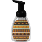 African Masks Foam Soap Bottle - Black