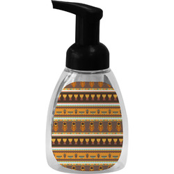 African Masks Foam Soap Bottle - Black