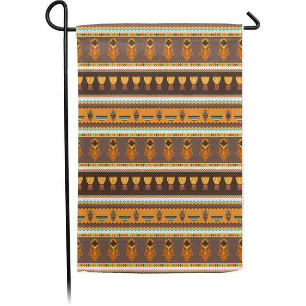 Custom African Masks Small Garden Flag - Single Sided