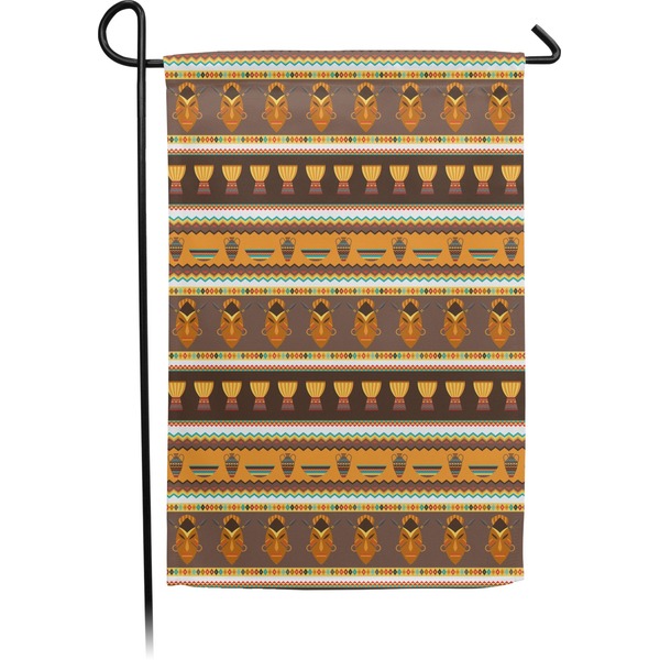 Custom African Masks Small Garden Flag - Double Sided