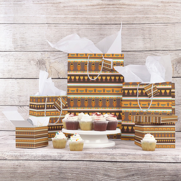 African Masks Gift Bags - In Context