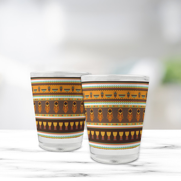 African Masks Glass Shot Glass - Standard - LIFESTYLE