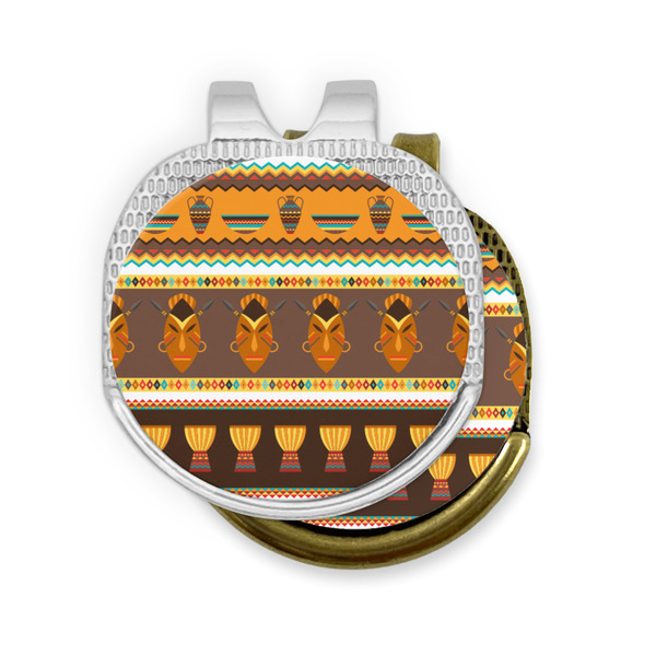 African Masks Golf Ball Marker Hat Clip - PARENT/MAIN