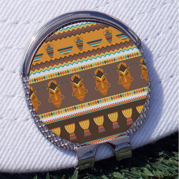 Custom African Masks Golf Ball Marker - Hat Clip