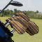 African Masks Golf Club Cover - Set of 9 - On Clubs