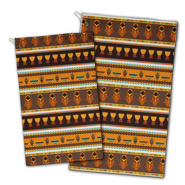 African Masks Golf Towel - PARENT (small and large)