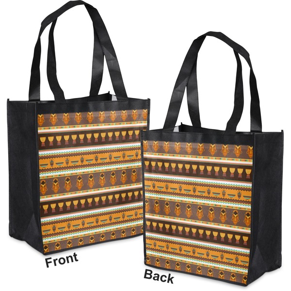 African Masks Grocery Bag - Apvl