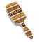 African Masks Hair Brush - Angle View