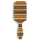 African Masks Hair Brush - Front View